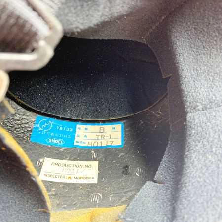  SHOEI ショーエイ バイクヘルメット　57〜58センチMサイズ表記 TR-1 レッド レトロ【ジャンク】劣化あり