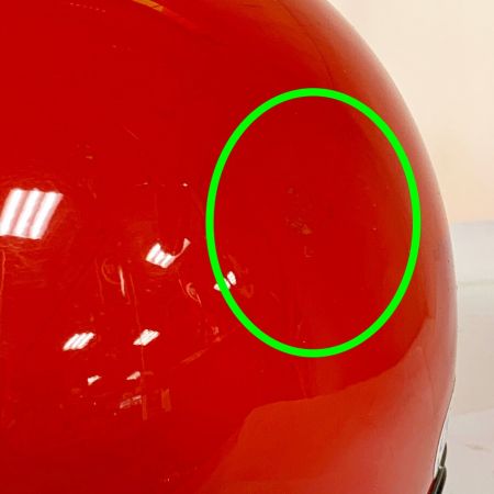  SHOEI ショーエイ バイクヘルメット　57〜58センチMサイズ表記 TR-1 レッド レトロ【ジャンク】劣化あり