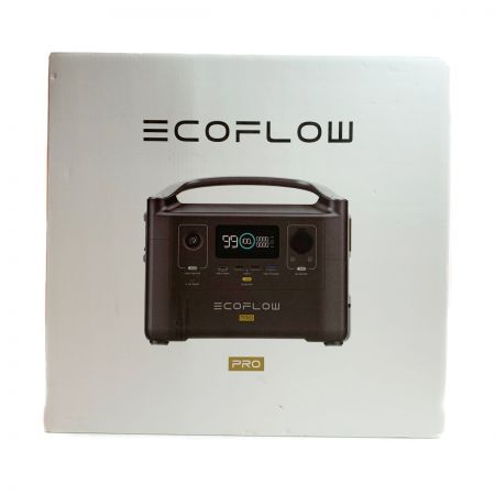  X-STREAM ポータブル電源 ECOFLOW RIVER PRO ブラック