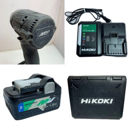  HiKOKI ハイコーキ 電動工具  インパクトドライバ  WH36DC ブラック