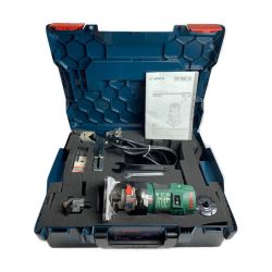 ♭♭ BOSCH ボッシュ コード式　パワートリマー　ケース付 PMR500 グリーン Aランク