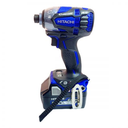  HITACHI 日立 コードレスインパクトドライバ【特別限定品】 WH18DDL2 ブルー 充電器・充電池2個・ケース付