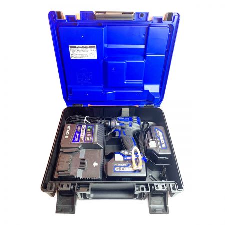  HITACHI 日立 コードレスインパクトドライバ【特別限定品】 WH18DDL2 ブルー 充電器・充電池2個・ケース付