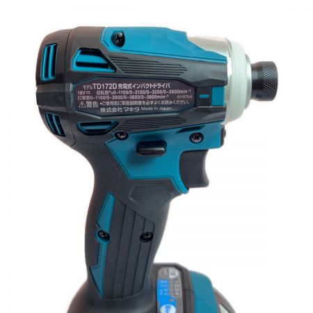  MAKITA マキタ 充電式インパクトドライバ　付属品完備 TD172DRGX グリーン