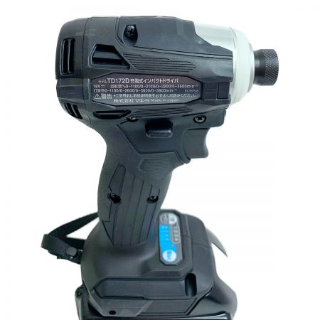 MAKITA マキタ 充電式インパクトドライバ　18V TD172DRGX ブラック