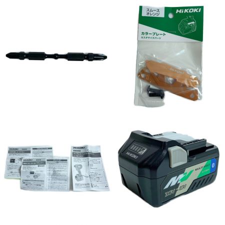  HiKOKI ハイコーキ コードレスインパクトドライバ　 WH36DC 2XPS オレンジ