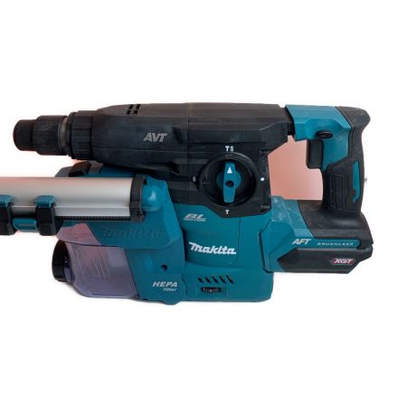  MAKITA マキタ 40V　充電式ハンマドリル　集じんシステムDX10　　充電器・充電池2個・ケース付  HR008GRMXV グリーン
