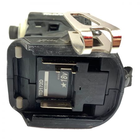  MAKITA マキタ 18V　充電式インパクトドライバ　充電池2個、ケース付 TD172DRGX ブラック