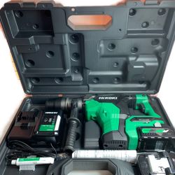 ♭♭ HiKOKI ハイコーキ 40mm 　36V　コードレスハンマドリル DH36DMA グリーン Aランク