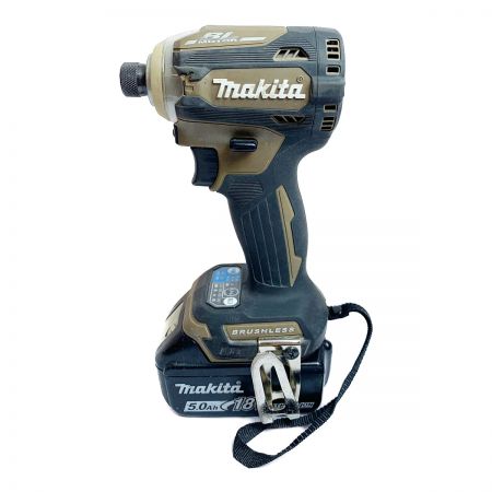  MAKITA マキタ 18v　充電式インパクトドライバ　充電器・充電池2個・ケース付 TD171DGXAB ブラウン