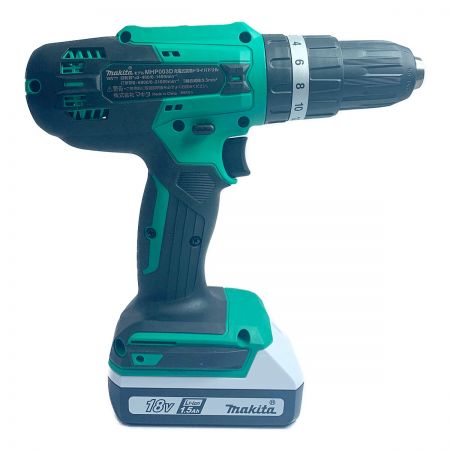  MAKITA マキタ 充電式震動ドライバドリル　付属品完備 MHP003D グリーン