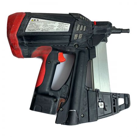  MAX マックス 充電器・充電池2個・ケース付 　コードレス式 6V　ガスネイラ GS-738C2 レッド×ブラック x ブラック