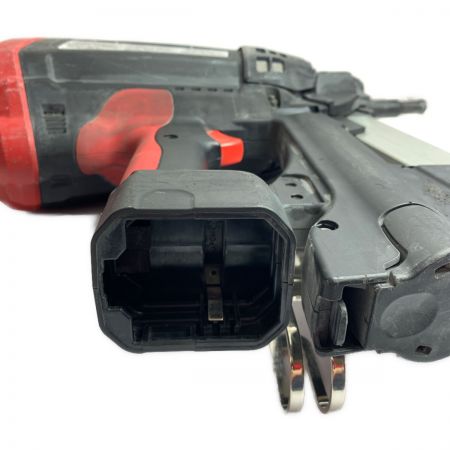  MAX マックス 充電器・充電池2個・ケース付 　コードレス式 6V　ガスネイラ GS-738C2 レッド×ブラック x ブラック