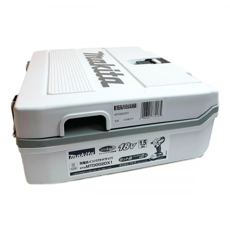  MAKITA マキタ 充電式インパクトドライバ MTD002D 充電器・充電池2個・ケース付 18v