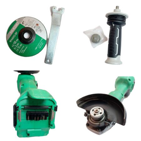  HiKOKI ハイコーキ 100mm コードレスディスクグラインダー G3610DA グリーン