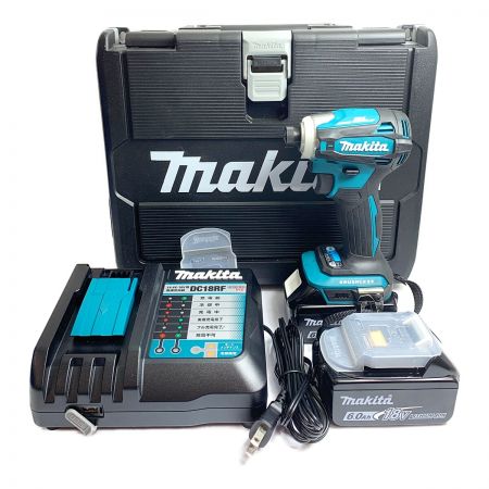  MAKITA マキタ 充電式インパクトドライバ　18V　付属品完備 TD172DRGX ブルー 充電回数1回