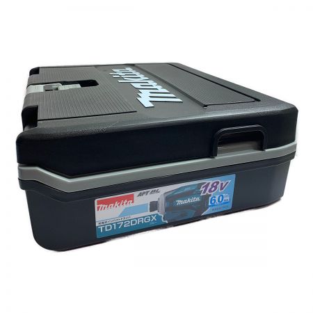  MAKITA マキタ 充電式インパクトドライバ　18V　付属品完備 TD172DRGX ブルー 充電回数1回