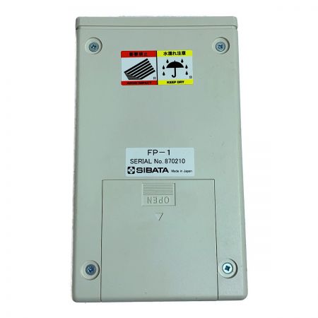  SHIBATA 小型マノメーター 2018年製　【通電確認済】 FP-1