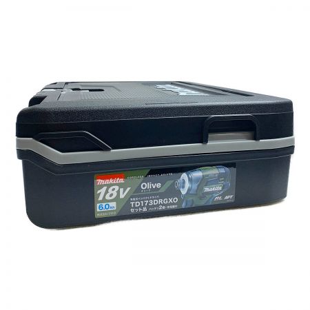  MAKITA マキタ 充電式インパクトドライバ　18V　付属品完備 TD173DRGX オリーブ