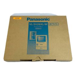 ♭♭ Panasonic パナソニック テレビドアホン 電源直結式 VL-SV26XL-W ホワイト Sランク