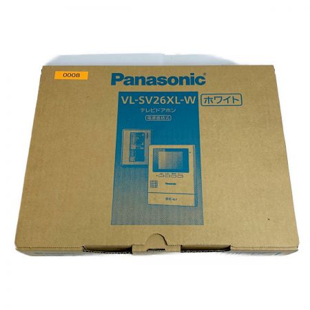  Panasonic パナソニック テレビドアホン 電源直結式 VL-SV26XL-W ホワイト