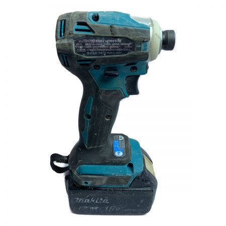 MAKITA マキタ 18V　充電式インパクトドライバ　充電器1個付 TD172D ブルー