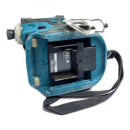  MAKITA マキタ 18V　充電式インパクトドライバ　充電器1個付 TD172D ブルー