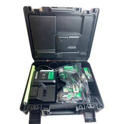 ♭♭ HiKOKI ハイコーキ 18Vコードレスインパクトレンチ　充電器・充電池2個・ケース付  WR18DBDL2 グリーン Sランク