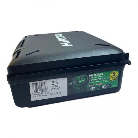  HiKOKI ハイコーキ 18Vコードレスインパクトレンチ　充電器・充電池2個・ケース付  WR18DBDL2 グリーン