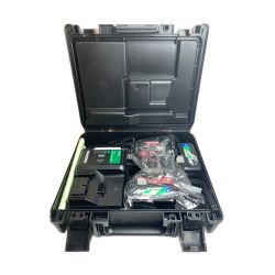 ♭♭ HiKOKI ハイコーキ コードレスインパクトドライバ WH36DC レッド 充電器・充電池2個・ケース付  Sランク