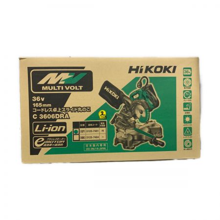  HiKOKI ハイコーキ 36V　165ｍｍ　コードレス卓上スライド丸のこ　 C3606DRA
