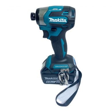 中古】 MAKITA マキタ 充電式インパクトドライバ 18V TD173DRGX ブルー ...