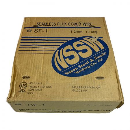   日鐵住金溶接工業株式会社  SEAMLESS FLUX CORED WIRE　2箱　箱傷みあり SF-1 1.2mm 12.5kg