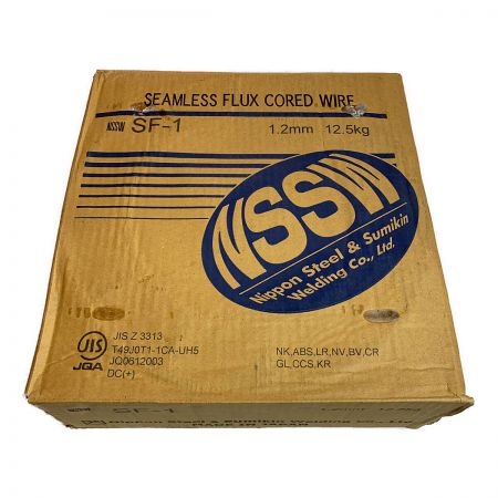  日鐵住金溶接工業株式会社  SEAMLESS FLUX CORED WIRE　2箱　箱傷みあり SF-1 1.2mm 12.5kg