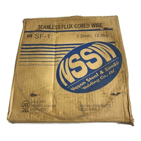   SEAMLESS FLUX CORED WIRE　2箱　⑤　箱傷みあり SF-1 1.2mm 12.5kg 箱ダメージあり