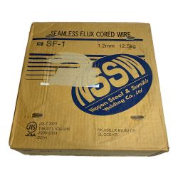 ♭♭  SEAMLESS FLUX CORED WIRE　2箱　③　箱傷みあり SF-1 1.2mm 12.5kg Sランク