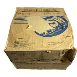 ♭♭  SEAMLESS FLUX CORED WIRE　2箱　④　箱傷みあり SF-1 1.2mm 12.5kg Sランク