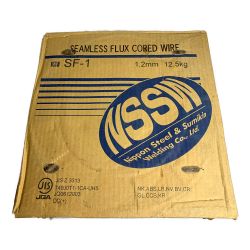 ♭♭ 日鐵住金溶接工業株式会社 SEAMLESS FLUX CORED WIRE　2箱　⑧　箱傷みあり SF-1 箱ダメージあり Sランク