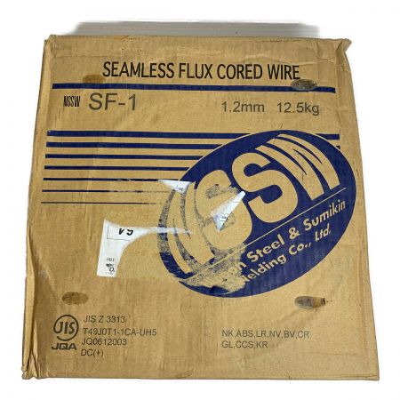  日鐵住金溶接工業株式会社 SEAMLESS FLUX CORED WIRE　2箱　⑧　箱傷みあり SF-1 箱ダメージあり