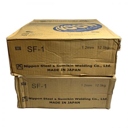  日鐵住金溶接工業株式会社 SEAMLESS FLUX CORED WIRE　2箱　⑧　箱傷みあり SF-1 箱ダメージあり