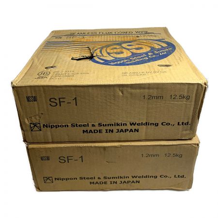  日鐵住金溶接工業株式会社 SEAMLESS FLUX CORED WIRE　2箱　⑥　箱傷みあり SF-1