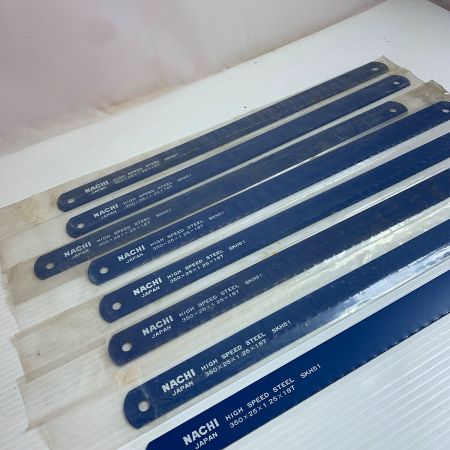  NACHI 鋸刃 マシンソー  8枚 HIGH SPEED STEEL  SKH51 ブルー 袋ヨゴレ