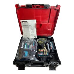 ♭♭ MAKITA マキタ  40v　充電式インパクトドライバ　充電器・充電池2個・ケース付  TD001GRDX オリーブ Sランク