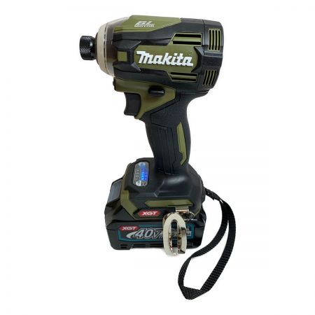  MAKITA マキタ  40v　充電式インパクトドライバ　充電器・充電池2個・ケース付  TD001GRDX オリーブ