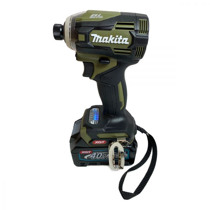 中古】 MAKITA マキタ 40v 充電式インパクトドライバ 充電器・充電池2個・ケース付 TD001GRDX オリーブ｜総合リサイクルショップ  なんでもリサイクルビッグバン オンラインストア