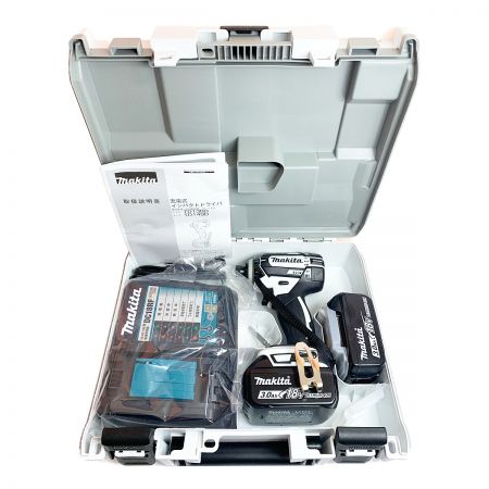  MAKITA マキタ 充電式インパクトドライバ　18V　3.0A　付属品完備 TD149D ブラック×ホワイト 充電器・充電池2個・ケース付