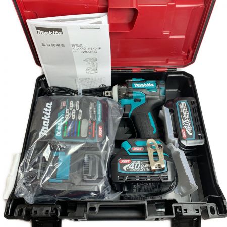  MAKITA マキタ 電動工具 インパクトレンチ コードレス式 40v TD004GRDX ブルー