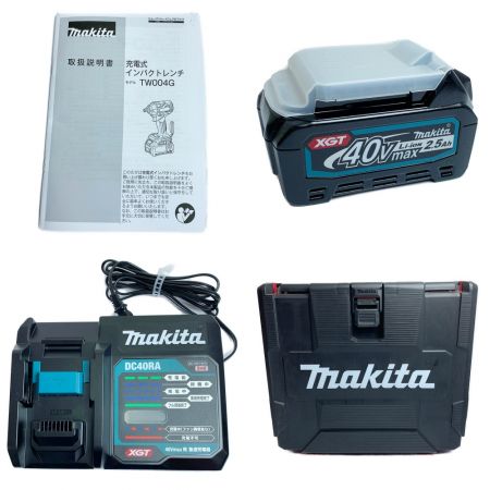  MAKITA マキタ 電動工具 インパクトレンチ コードレス式 40v TD004GRDX ブルー