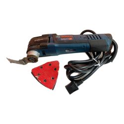 ♭♭ BOSCH ボッシュ マルチツール　2018年製　コード式 100v GMF30-28 ブルー Bランク