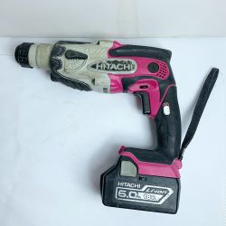 ♭♭ HITACHI 日立 16mm ロータリハンマドリル　バッテリー1個 DH18DSL ショッキングピンク Cランク